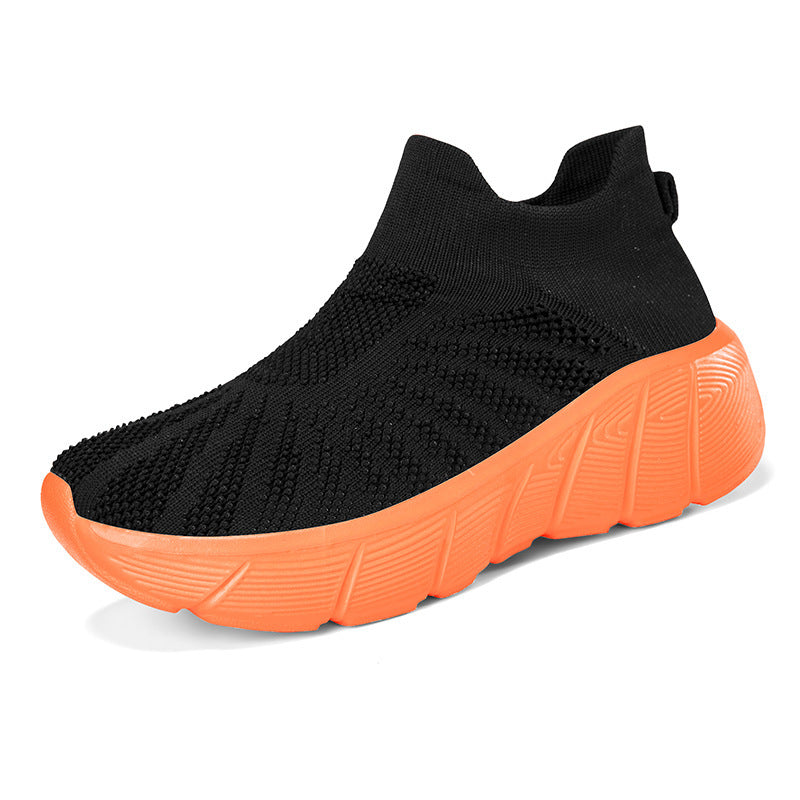 Damen Atmungsaktive Strick-Sneaker mit flexiblem Sohlenprofil EB