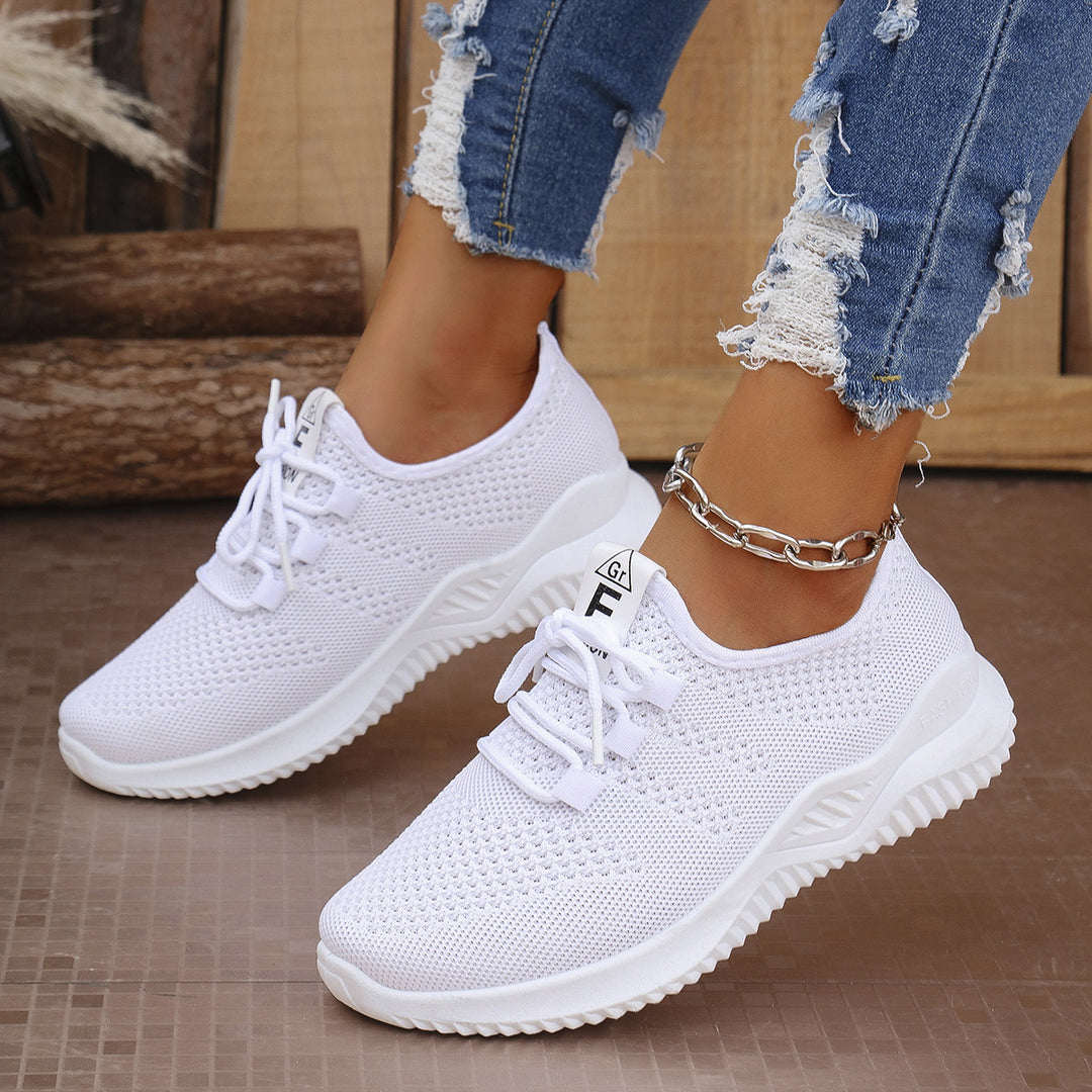 Damen atmungsaktive Sneaker in modischem Design EB