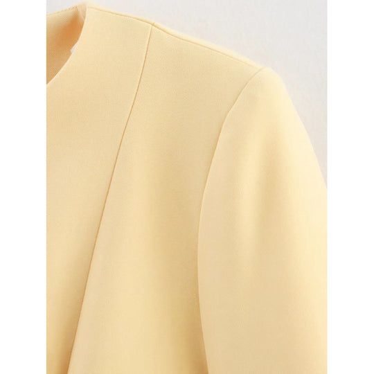 Damen moderne Blazerjacke mit strukturiertem Design EB