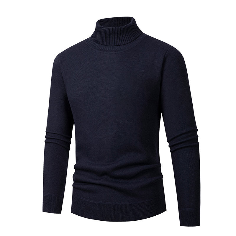Herren eleganter Rollkragenpullover aus hochwertigem Material EB