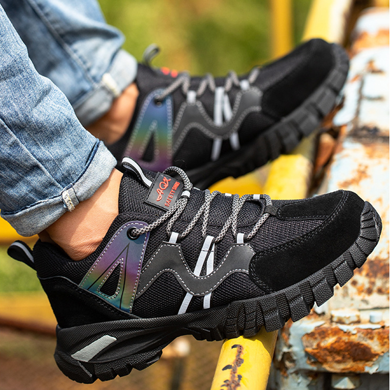 Anti-Smashing, Rutschfeste und Reflektierende Sicherheitsschuhe EB