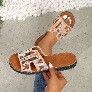 Damen Komfortable Riemchen-Sandalen mit modischem Design EB