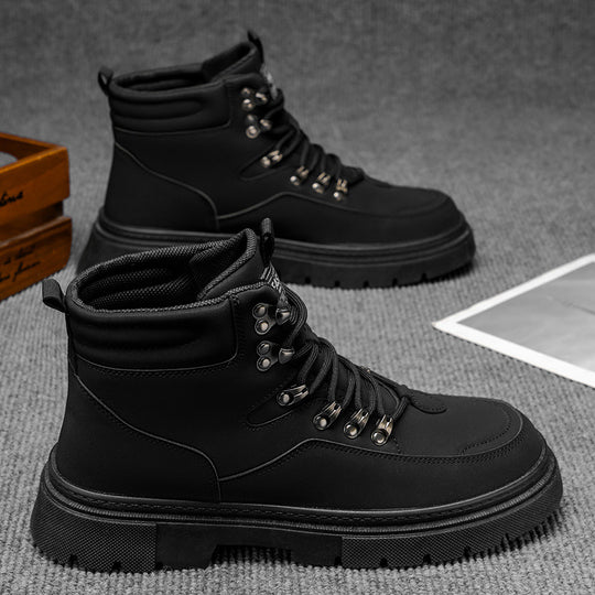 Damen strapazierfähige winterliche Schnürstiefel mit rutschfester Sohle und isolierendem Innenfutter EB