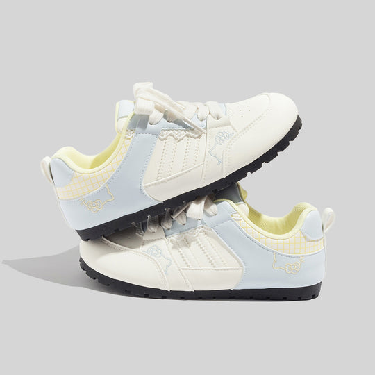 Damen Sportliche Sneakers mit verspieltem Design und atmungsaktiven Einsätzen EB