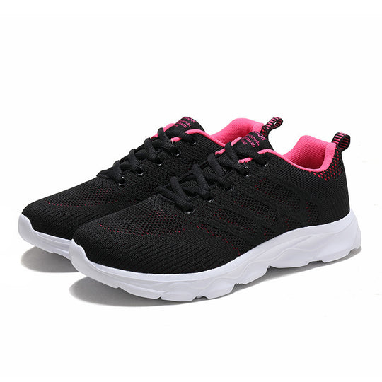Unisex nan leichte atmungsaktive Strick-Sneaker mit dämpfender Zwischensohle EB