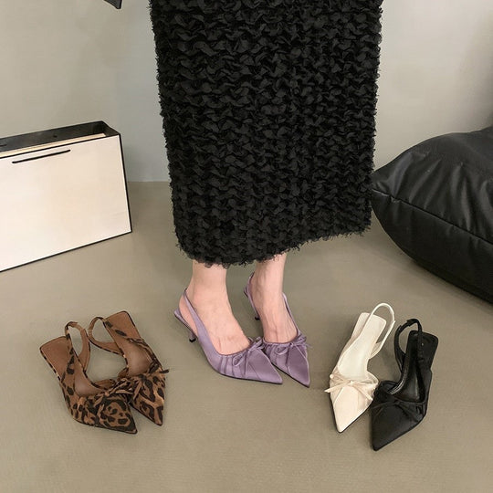 Damen Slingpumps mit eleganter Raffung EB