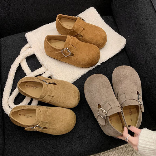 Damen Clogs mit verstellbarem Schnallenverschluss und rutschfester Sohle EB