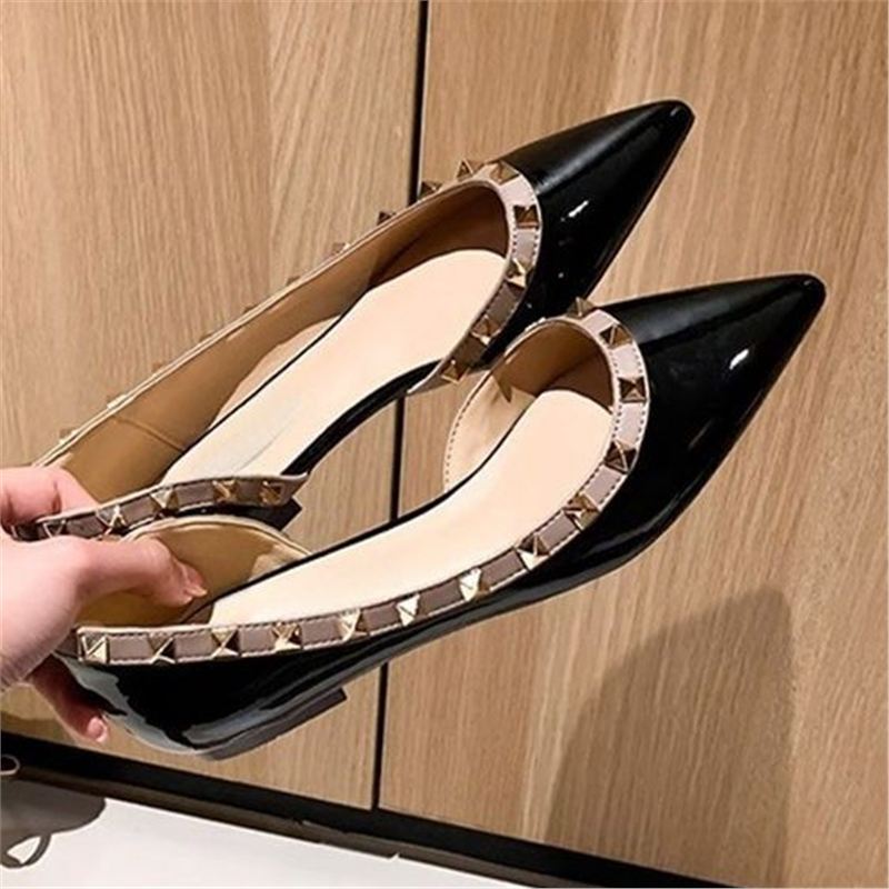 Damen spitze High Heel Pumps mit geschmücktem Riemchen EB