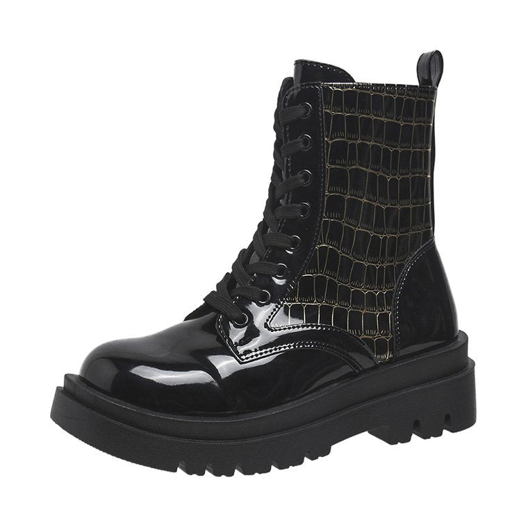 Damen Trendige Statement-Stiefel im modernen Design EB
