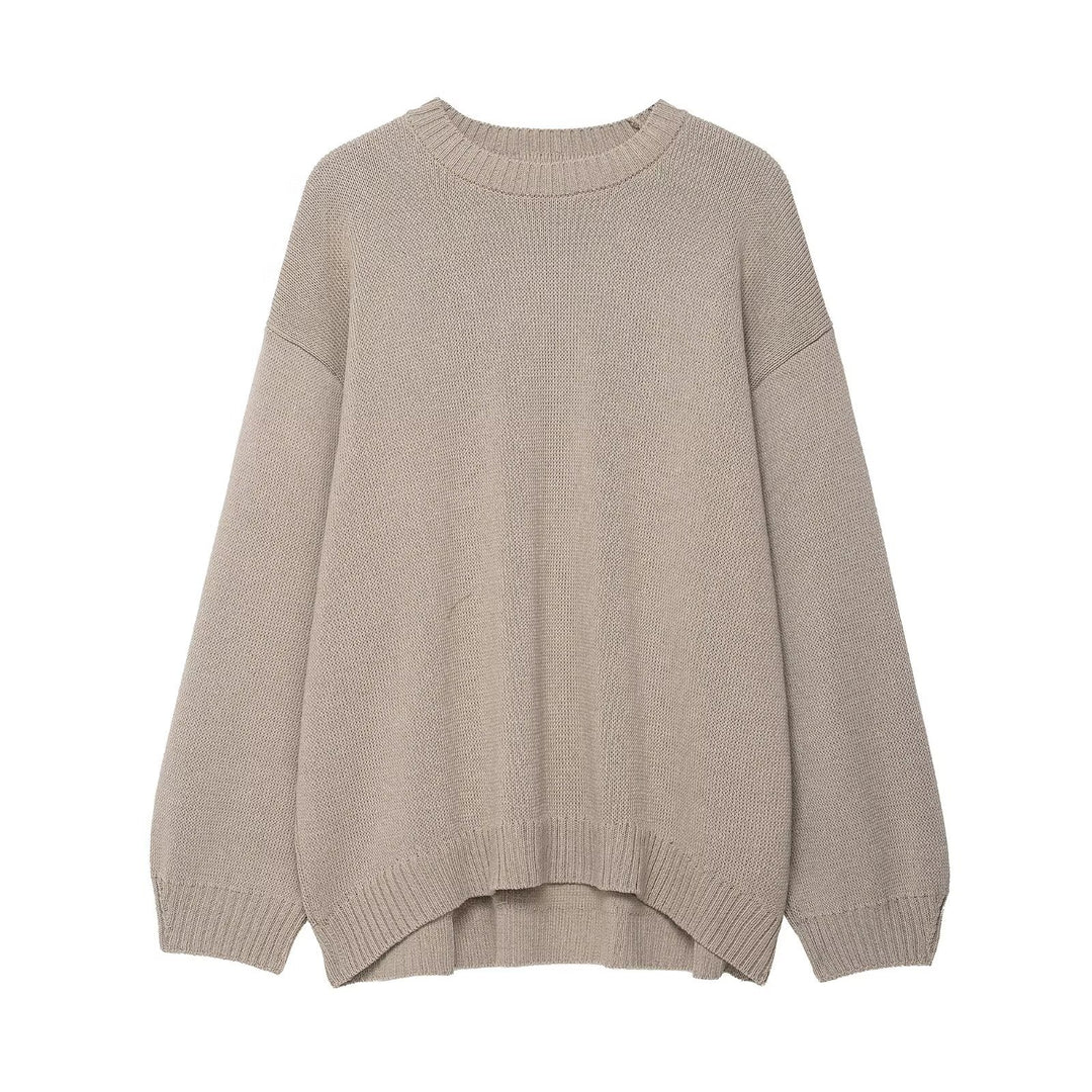 Damen lässiger Strickpullover EB