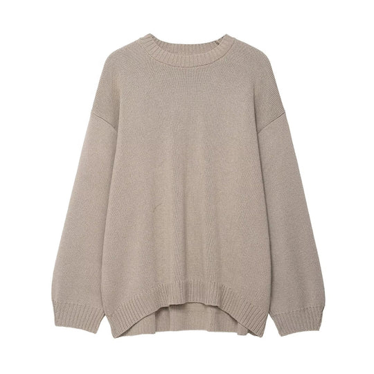 Damen lässiger Strickpullover EB