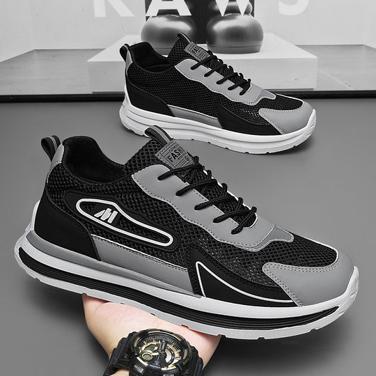 Damen Sportliche Sneakers mit atmungsaktivem Mesh-Obermaterial und dämpfender Sohle EB