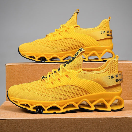 Damen Sportliche Dämpfungs-Sneaker mit atmungsaktivem Obermaterial EB