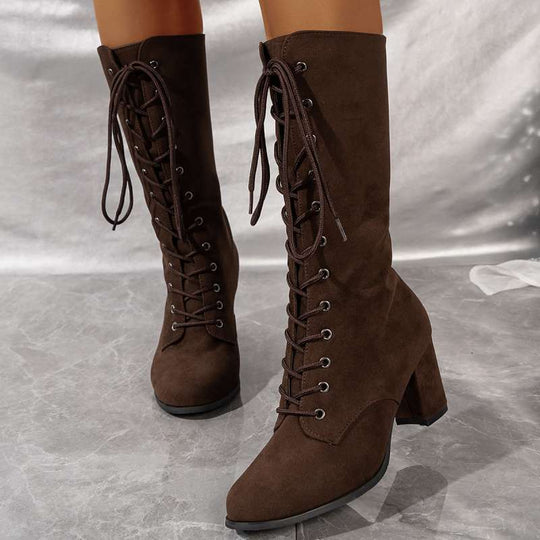 EB | Samt Stiefeletten für Frauen