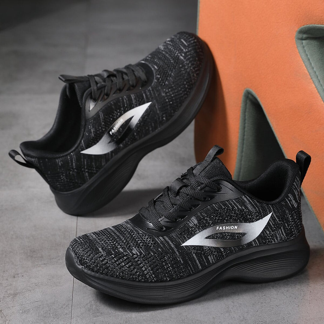 Damen Sportliche Sneaker mit atmungsaktiver Obermaterialstruktur und dämpfender Laufsohle EB