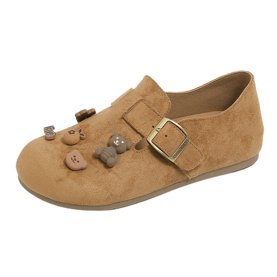 Damen Clogs mit süßem Tiermuster und modischem Verstellriemen EB