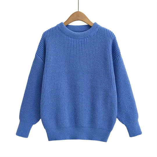 Damen Strickpullover mit aufwendigem Strukturmuster EB