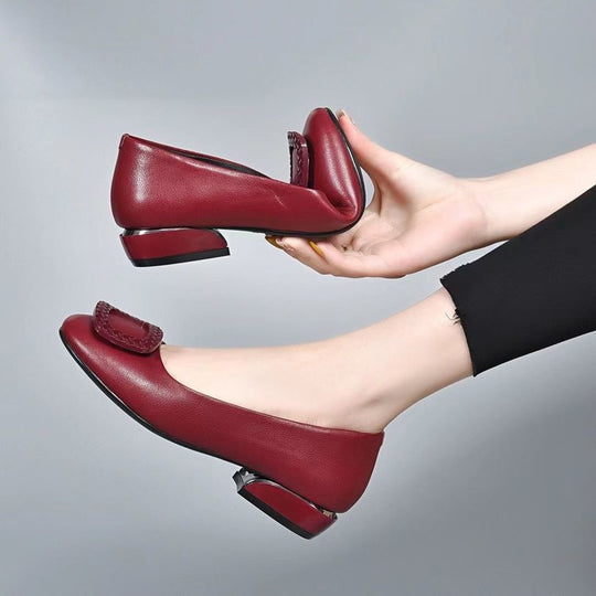 Damen Ballerinas mit elegantem, geflochtenem Detail und bequemer Sohle EB