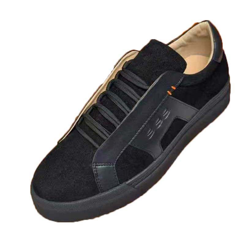 Damen Sportliche Sneakers mit kombinierter Oberflächenstruktur und anatomischem Fußbett EB
