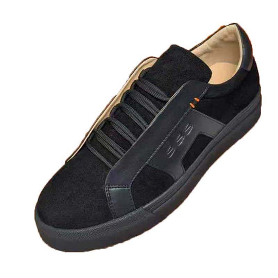 Damen Sportliche Sneakers mit kombinierter Oberflächenstruktur und anatomischem Fußbett EB