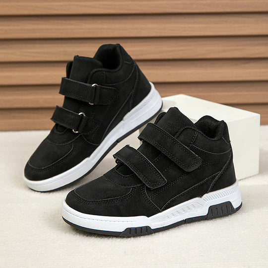 Damen Sportliche High-Top Sneaker mit verstellbarem Klettverschluss EB