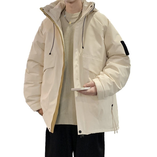 Herren isolierte Übergangsjacke mit vielseitigen Taschen und verstellbarem Kapuzensystem EB