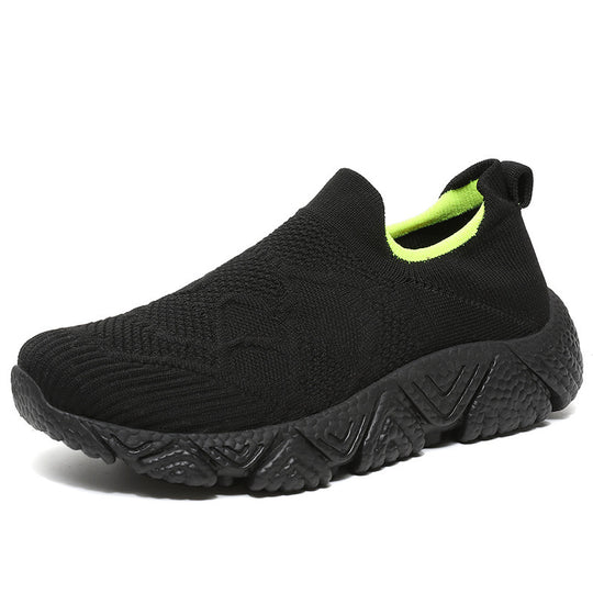 Damen Strick-Sneaker mit rutschfester Sohle und atmungsaktiver Passform EB