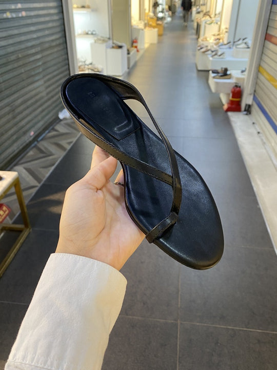 Damen elegante Zehentrenner-Sandalen mit komfortabler Fußbettgestaltung EB