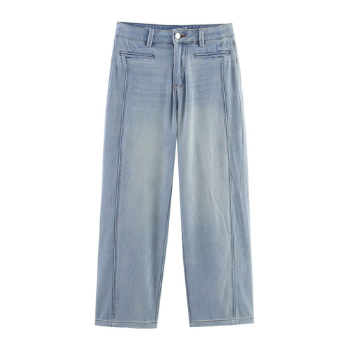 Damen weit geschnittene Jeans EB