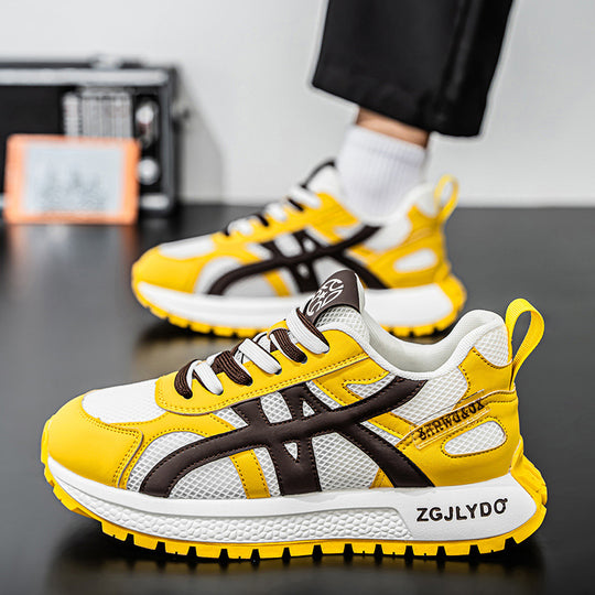 Damen Sportliche Sneakers mit atmungsaktiver Mesh-Oberfläche und rutschfester Sohle EB