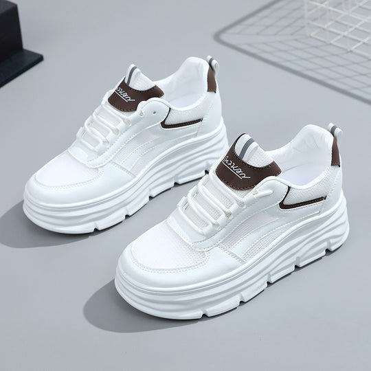 Damen Chunky Sneakers mit dämpfender Sohle und atmungsaktiver Oberflächenstruktur EB