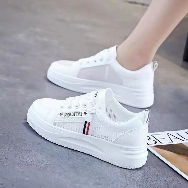 Damen Atmungsaktive Sneakers mit elastischem Schnürsystem EB