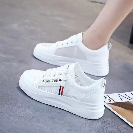Damen Atmungsaktive Sneakers mit elastischem Schnürsystem EB