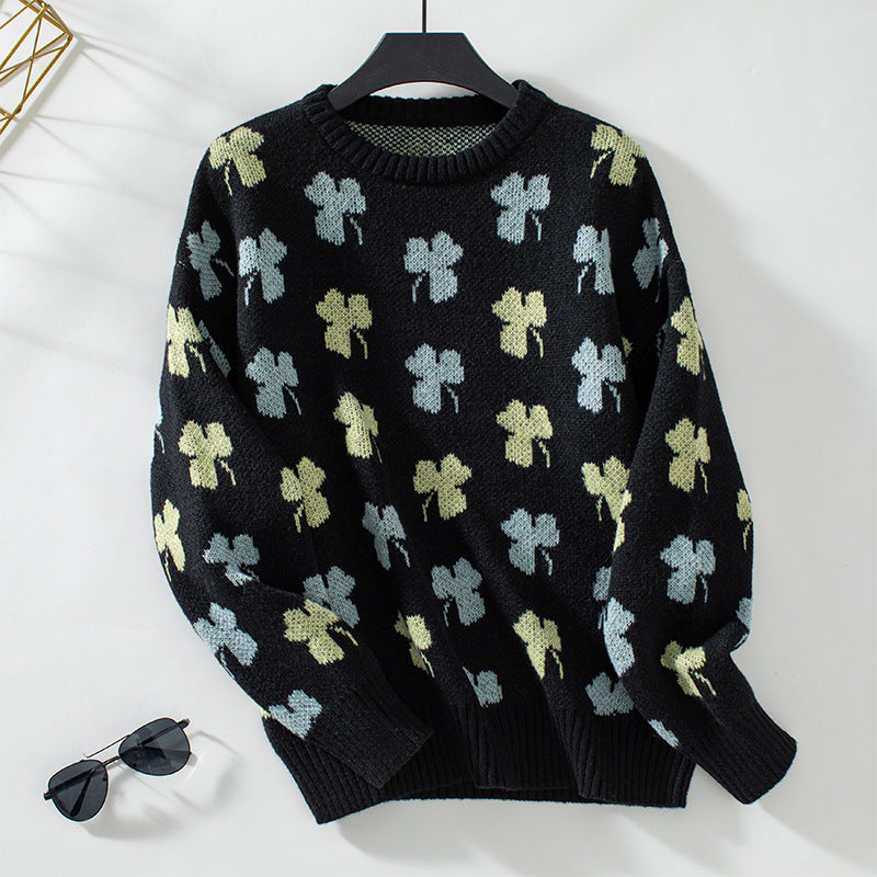 Damen gemusterter Pullover EB