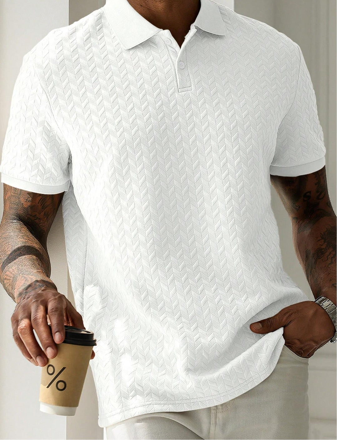 Herren Poloshirt im eleganten Design EB