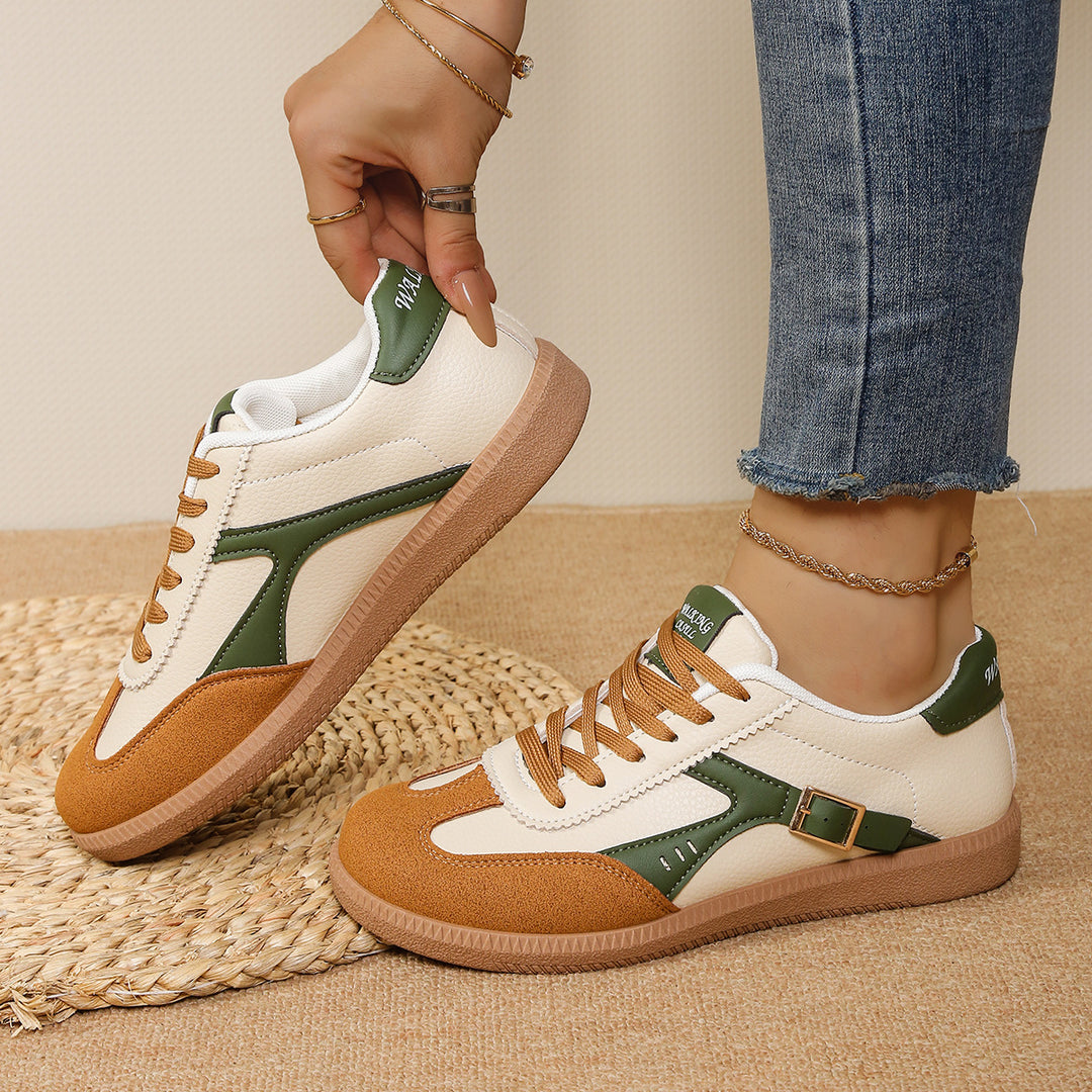 Damen Sportliche Sneakers im Casual-Look mit komfortabler Sohle EB