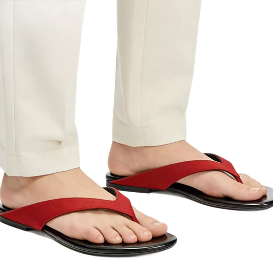 Damen Zehentrenner-Sandalen mit rutschfester Sohle und bequemem Fußbett EB