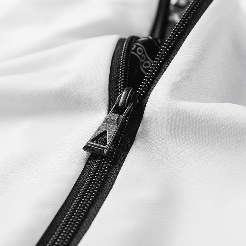 Herren Locker geschnittene Streetstyle Jogginghose mit Bandana‑Seiteneinsatz und elastischem Saum EB