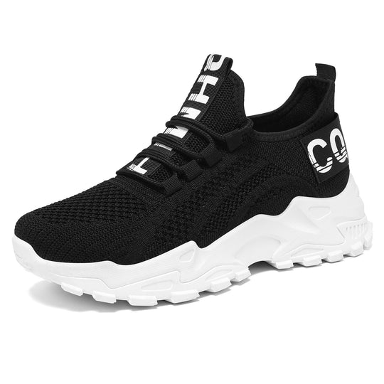 Damen Atmungsaktive Komfort Sneakers mit elastischer Schnürung EB