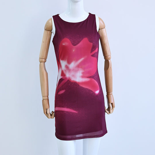 Damen figurbetontes Minikleid mit Rüschendetails EB