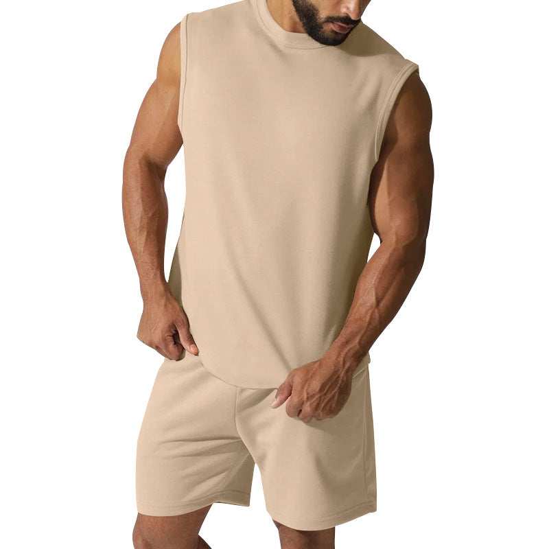 Herren sportliches Kurzarm-Set aus atmungsaktivem Material EB