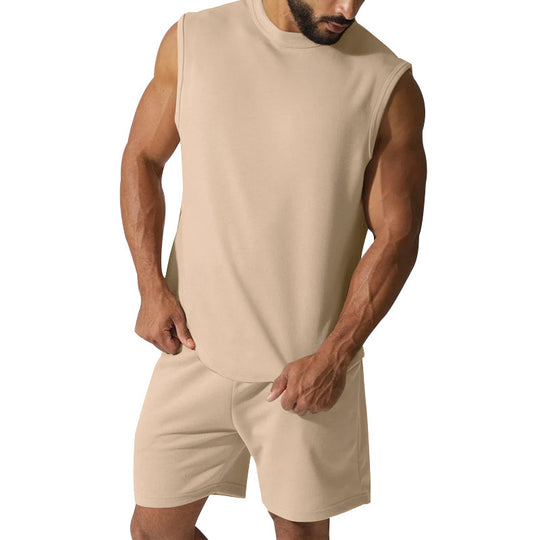 Herren sportliches Kurzarm-Set aus atmungsaktivem Material EB