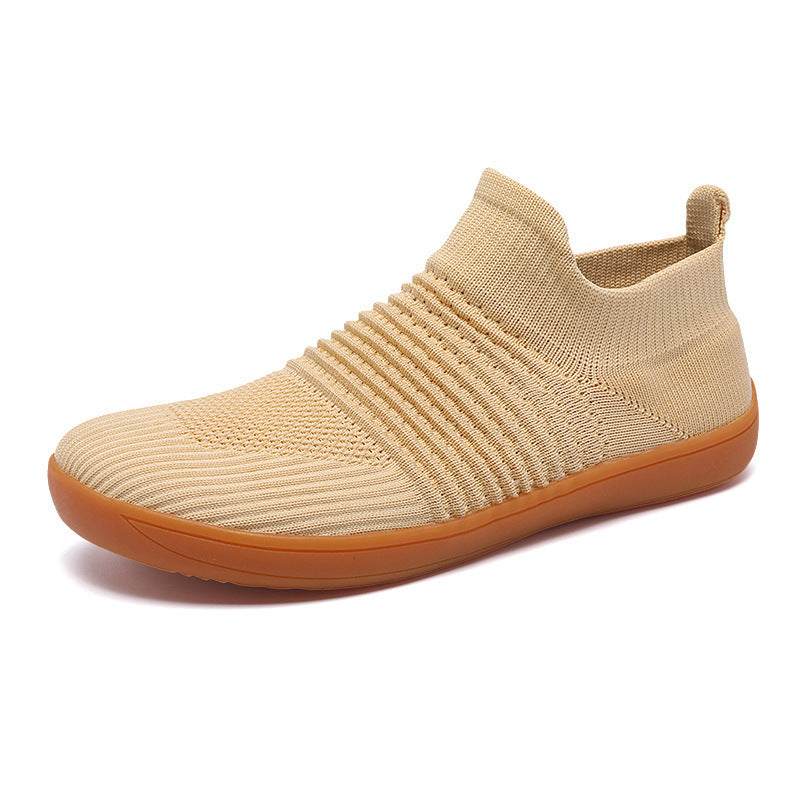 Unisex nan sockenähnlicher Stricksneaker mit elastischem Schaft und rutschfester Gummisohle EB