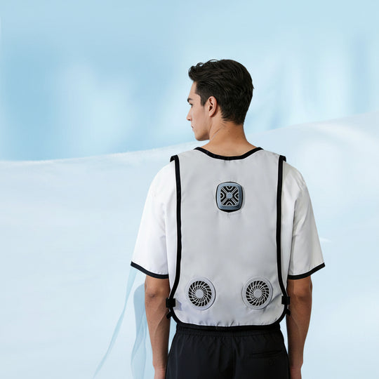 Unisex nan leichte Kühlweste mit integrierten Ventilatoren und USB-Anschluss EB