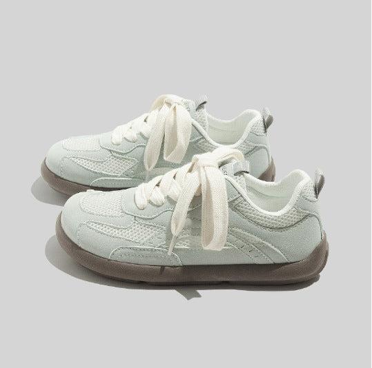 Damen Sportliche Lifestyle-Sneaker mit atmungsaktiver Mesh-Oberfläche und gepolsterter Sohle EB