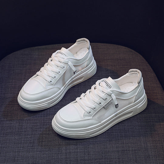 Damen modische Freizeitsneaker mit atmungsaktiver Mesh-Oberfläche und stoßdämpfendem Sohlenprofil EB