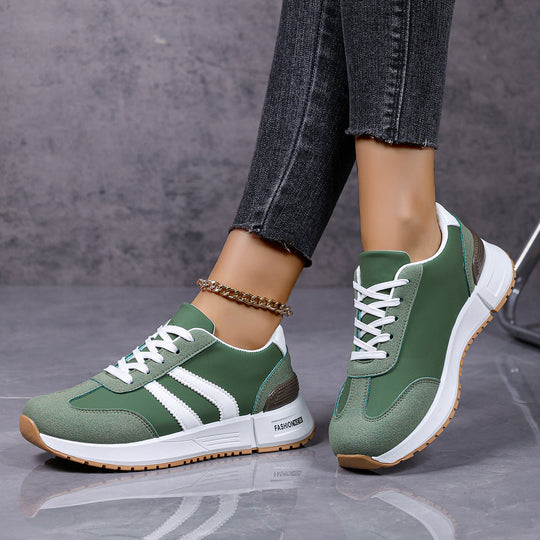 Damen Sportliche Sneakers mit modischem Design und atmungsaktiver Oberflächenstruktur EB