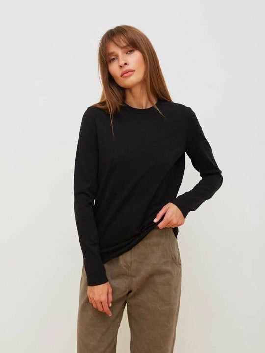 Damen Langarmshirt mit modernem Schnitt und figurfreundlicher Passform EB