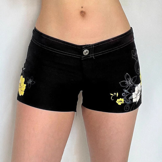 Damen Lustige Blumen-Shorts EB