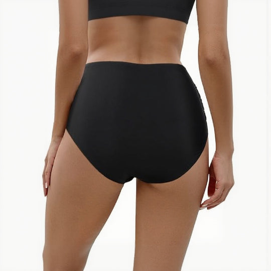 Damen Hochtaillierte Bikinihose EB